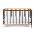 Pixie Zen 3-in-1 Crib in Walnut/Charcoal | Premium Home Decor - Grand Goldman