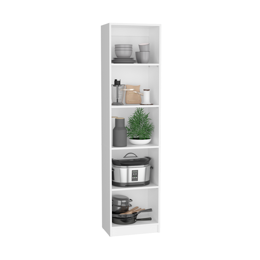 2 Piece Bookcase Living Room Set,  Storage Cabinet, 42' Wide and 9 Shelves White - Shop Quality Furniture at Grand Goldman
