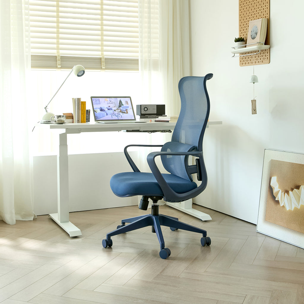 Ergonomic Colorful Office Chair 350LBS Home Office Mesh Breathable High Back, With Adjustable Lumbar Support Computer Chair, 