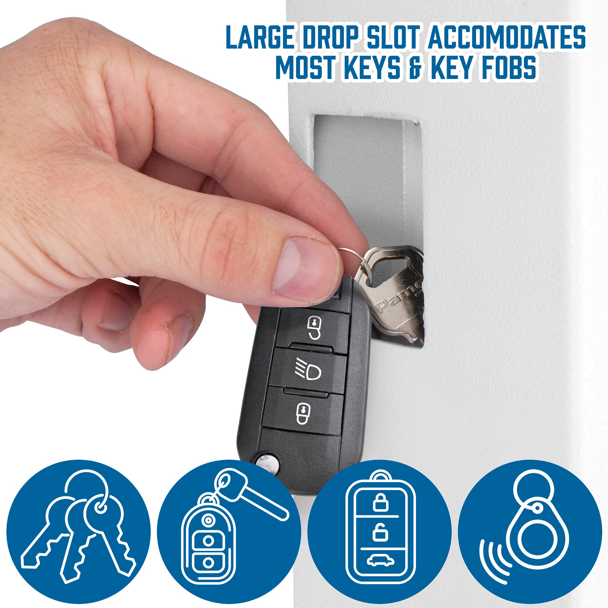48 Keys Key Cabinet Digital Keypad Wall Safe | Premium Home Decor - Grand Goldman