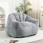 Beanbag Chair, Beanbag Sofa Chair with Armrests Stuffed High-Density Foam, Lazy Sofa Comfy Chairs Beanbag Chair for Adults in Living Room, Bedroom Reading - Grand Goldman Shop
