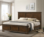 Maderne Traditional Wood Panel 6 pieces Queen Bed set with Dresser, Mirror, Two Nightstands, Chest - Grand Goldman Shop