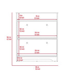 Shoe Rack Dublin, One Open Shelf, Two Extendable Cabinets, Light Oak / White Finish - Grand Goldman Shop