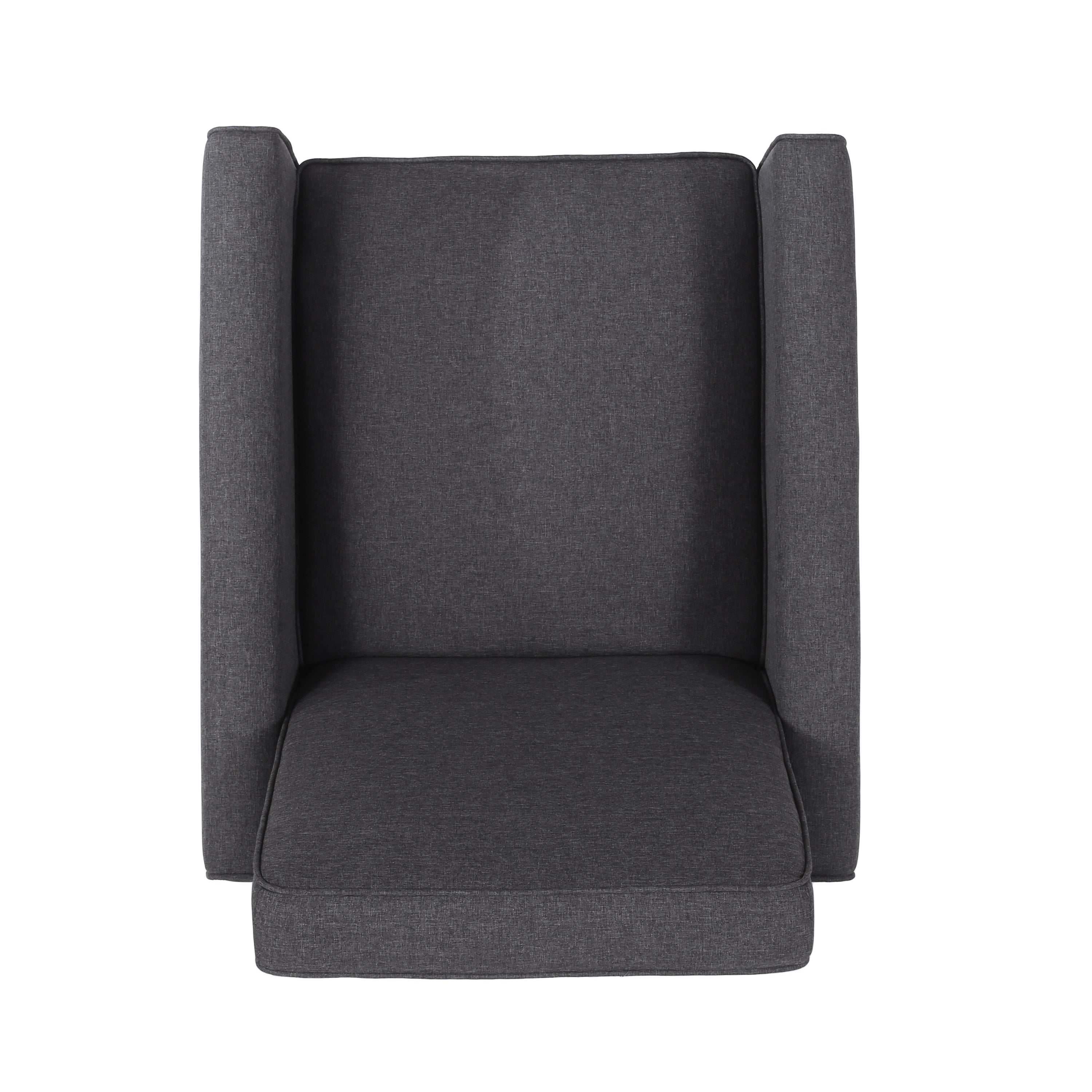 Smoke Fabric Push Back Chair for Elegant Home Décor - Grand Goldman Shop