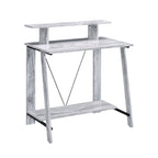Nypho Antique White & Black Finish Writing Desk | Premium Home Decor - Grand Goldman