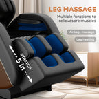 Massage Chair Recliner with Zero Gravity with Full Body Air Pressure - Grand Goldman Shop