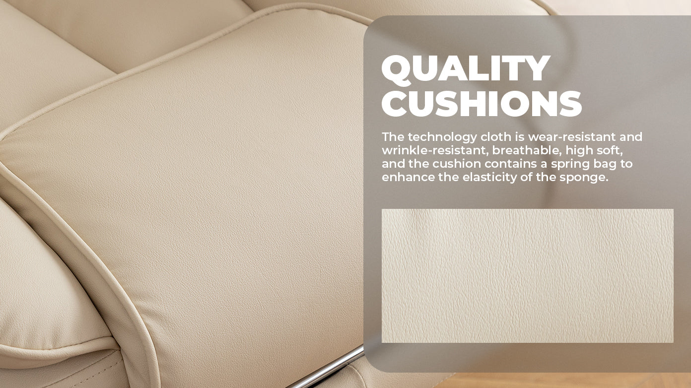 Office Chair, Big and Tall Executive Office Chair with Footrest, Leather Computer Chair, Ergonomic Reclining Chair High Back 