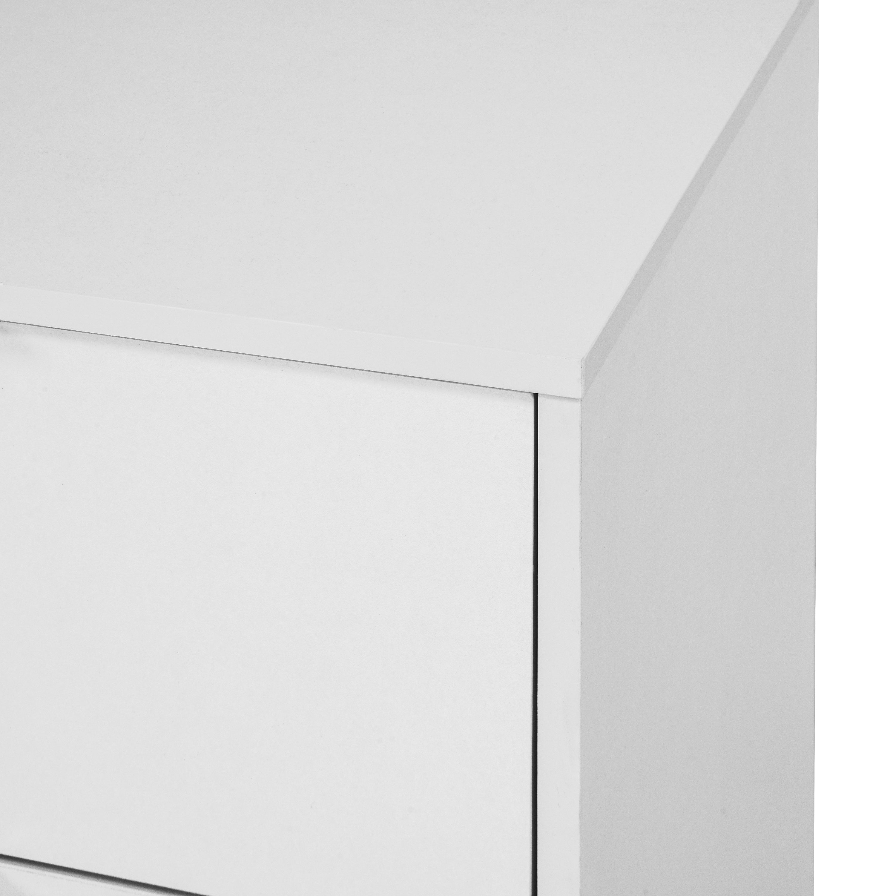 White 9 Drawer Dresser, 63' Large Deep Chest of Drawers, Wooden Dresser Storage Cabinet with 9 Drawers for Bedroom, Long Dressers for Living Room, Hallway - Grand Goldman Shop