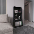Bookcase 47' H, 3 shelves, Black - Grand Goldman