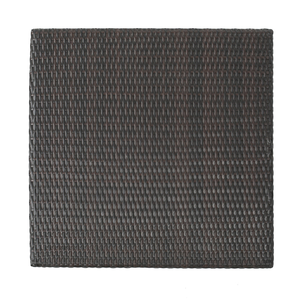 32' SQUARE WICKER BAR TABLE - Grand Goldman Shop