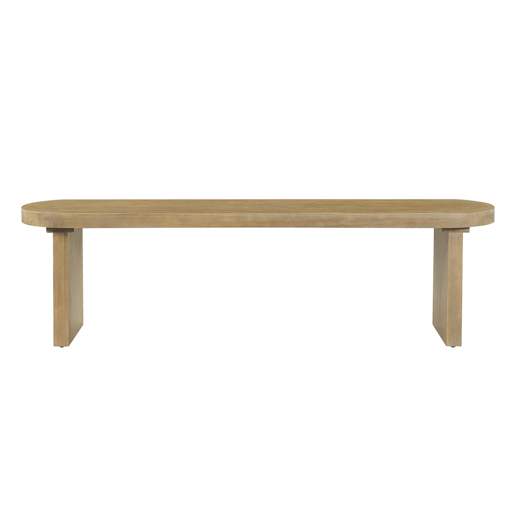 Indoor Pine Dining Bench, 62.9''L Solid Wood Seating, 350lbs Weight Capacity, Fits 3 People for Kitchen, Dining Room & Living Space - Grand Goldman Shop
