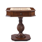 Bishop II Cherry Finish Game Table (Game Board reversible, Chess Figure does not include) | Premium Home Decor - Grand Goldma