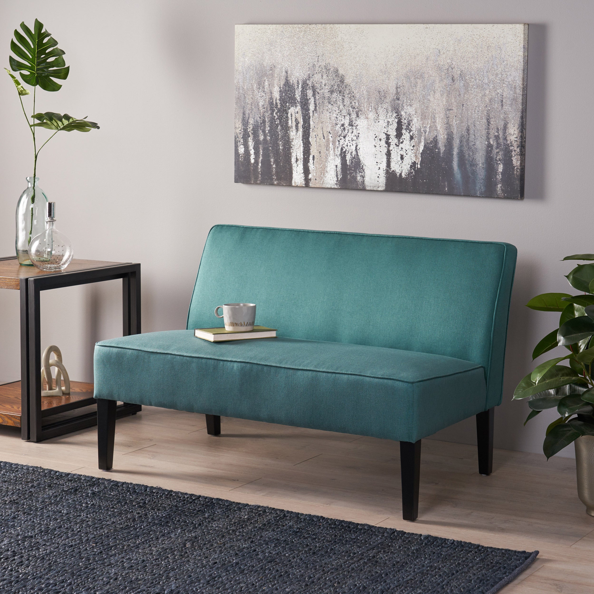 50'' Upholstered Loveseat - Grand Goldman Shop