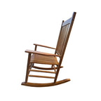 BALCONY PORCH Adult Rocking Chair Brown Solid Wood - Grand Goldman Shop