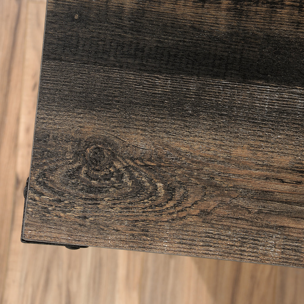 File Pedestal with Smooth-Glide Drawer, Dark Oak finish | Premium Home Decor - Grand Goldman