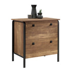 Lateral File with Bold Design, Oak finish - Grand Goldman