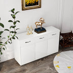 Three Doors Side Table-White - Grand Goldman Shop
