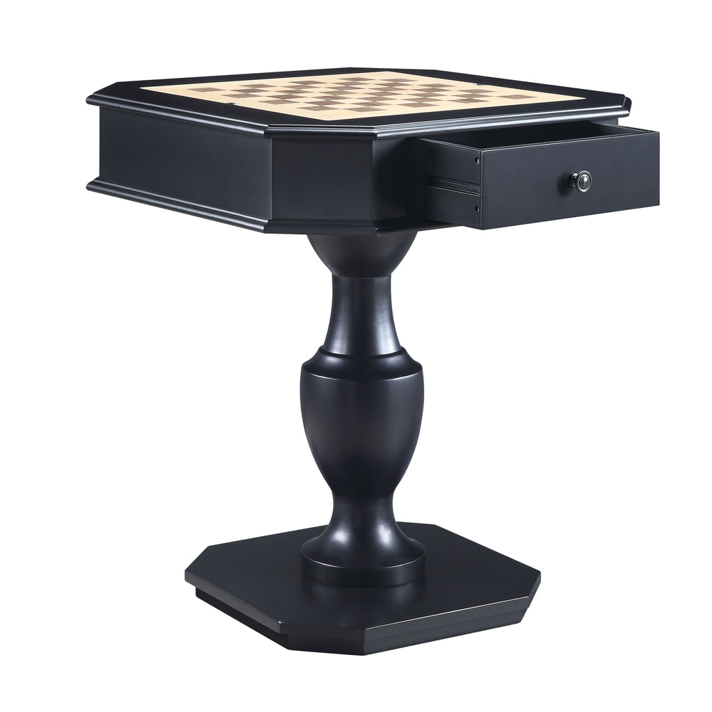 Galini Black Finish Game Table - Grand Goldman