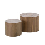 MDF with ash/oak/walnut veneer sidetable/coffee table/end table/ottoman(walnut) - Grand Goldman Shop