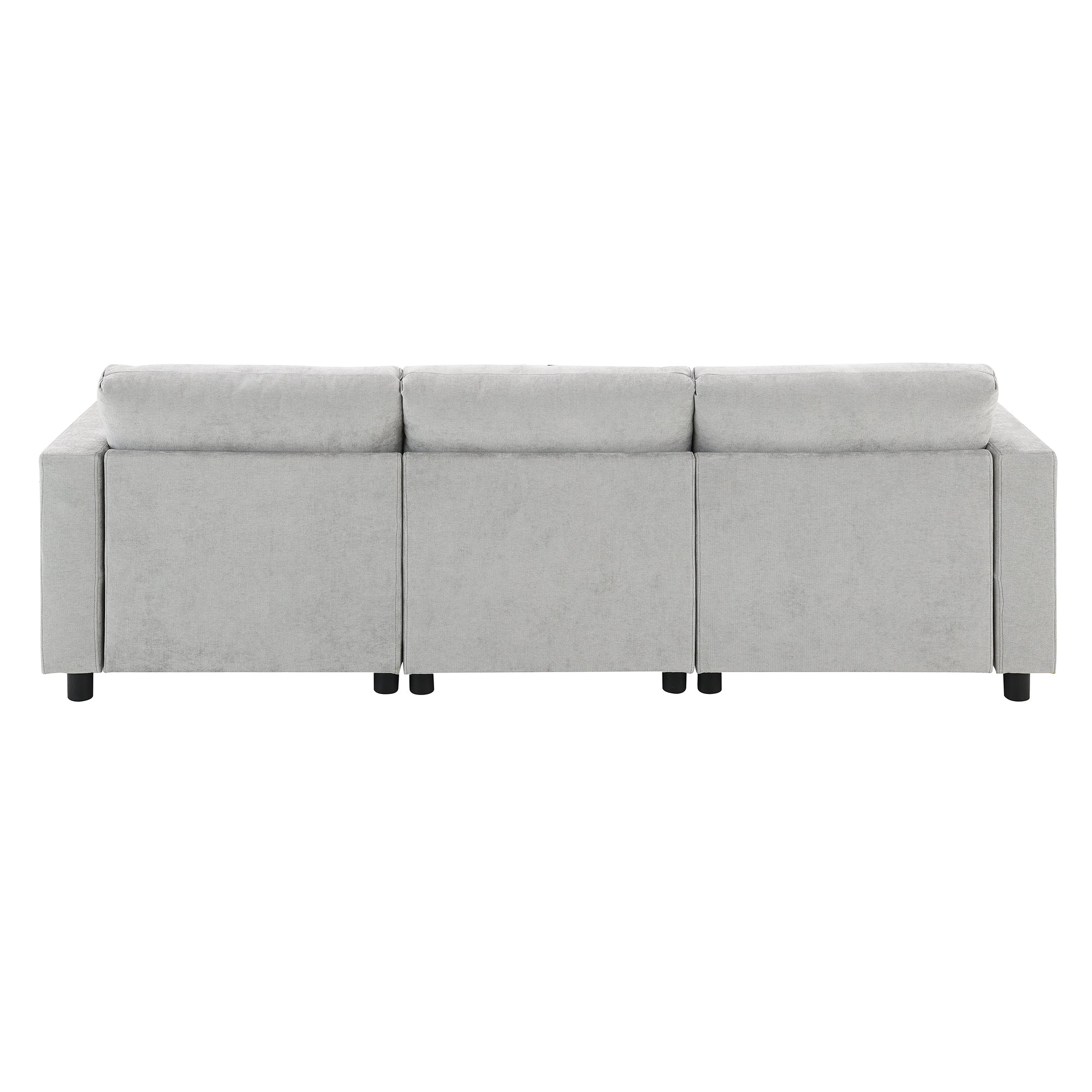 [VIDEO]86.5'' Chenille Modular Sectional Sofa with Storage Pockets, 5 Seat U Shaped Couch Set with Pillows,Free Combination,Modern Cloud Sofa with 2 Movable Ottoman for Living Room,Apartment,3 Colors - Grand Goldman Shop