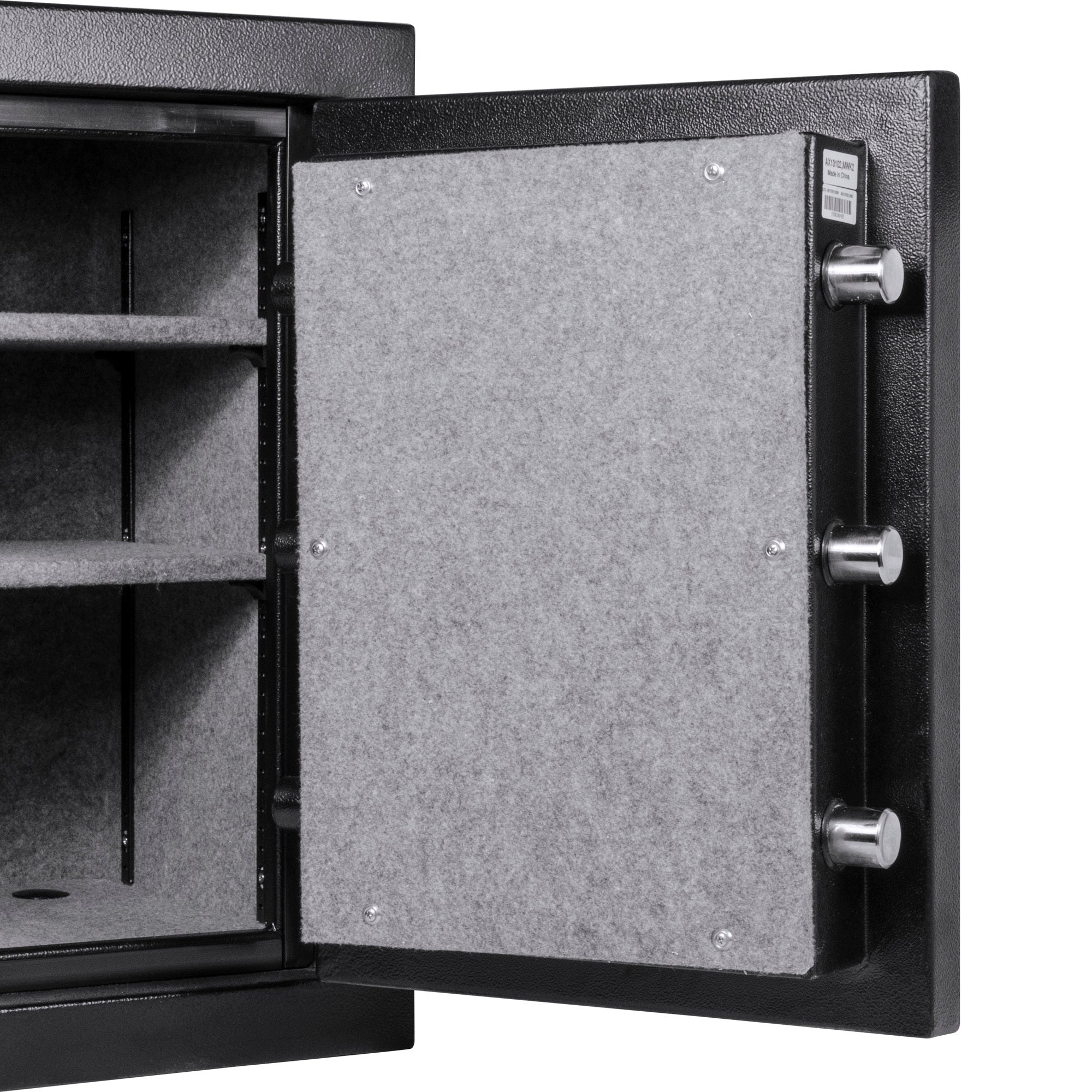 Fireproof Safe Vault with Electronic Lock in Black Steel, 3.51 Cubic Feet | Premium Home Decor - Grand Goldman