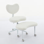 Meditation Chair Plus, Cross Legged Chair with Wheels, ADHD Chair, Criss Cross Desk Chair with Lumbar Support and Adjustable 