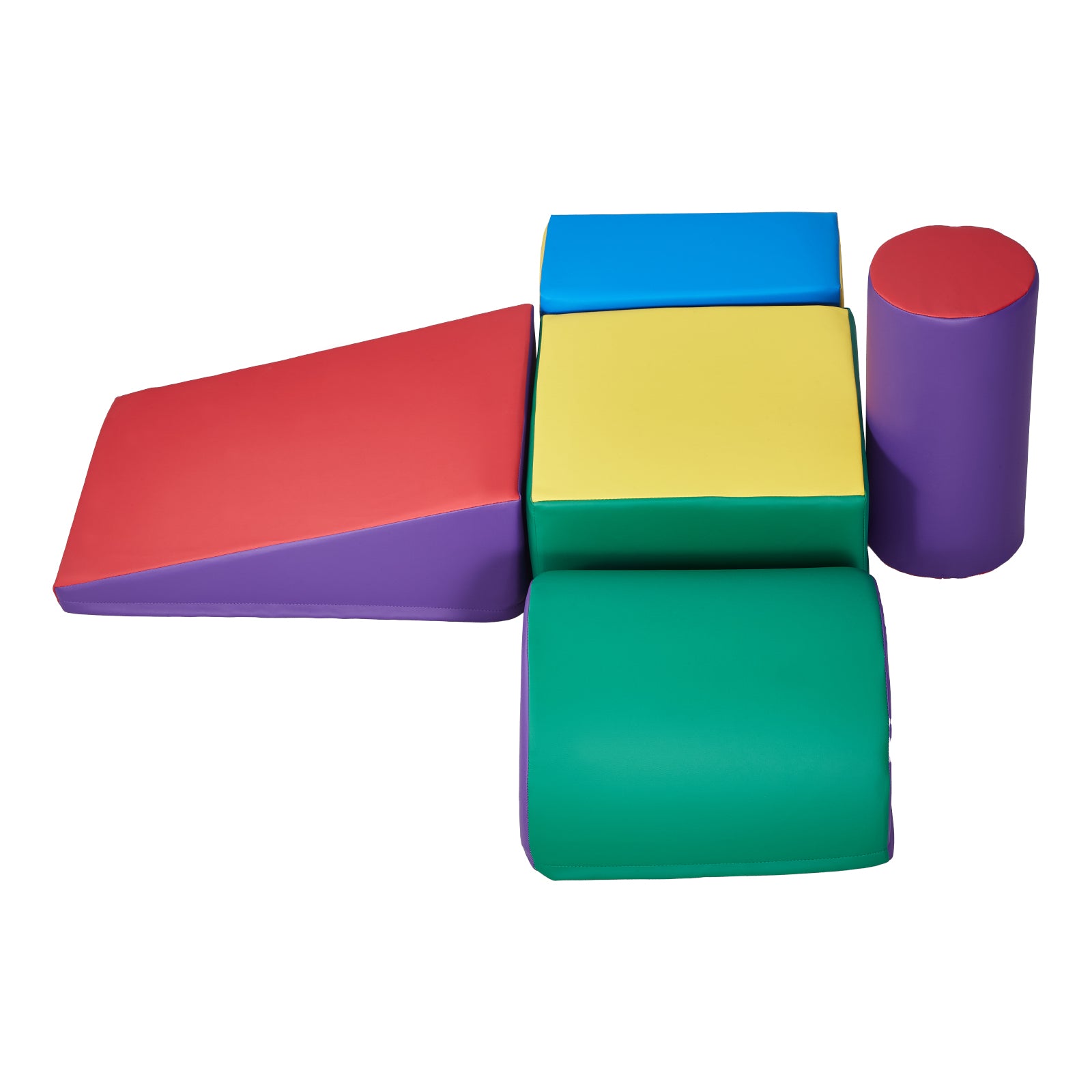 Climbing Toys 5 Piece Foam Climbing Blocks Set for Toddlers and Preschoolers - Grand Goldman