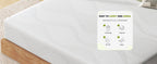 Twin Size Memory Foam Mattress,12 Inch Bed Mattress,with Cooling Green Tea Gel, CertiPUR-US Certified,White - Grand Goldman Shop