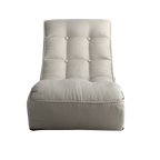 Adjustable Gray Metal Reclining Chair for Living Room and Balcony - Grand Goldman Shop