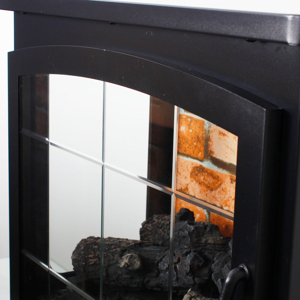21 inchThree-sided Freestanding Electric Fireplace Stove heater with 3D Flame effect with remote control - Grand Goldman Shop
