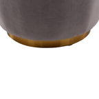 Swivel Barrel Chair, Round Armchairs with Fluffy Velvet, 360 Degree Swivel, Gray, 25.20'' x 25.59'' x 26.38'' - Grand Goldman Shop