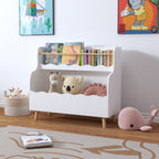 Kids Bookcaes, Children Book Organizer, toy Storage Cabinet Organizer, White | Premium Home Decor - Grand Goldman