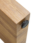 Elegant Natural Wood Grain Bar Table-50 Inches Long, a Practical Choice for Modern Homes.Wood Grain Texture Sticker,Equipped With Two Drawers.Serving As A Bar Table Or A Desk. - Grand Goldman Shop