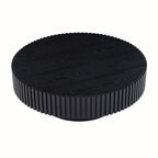 31.49'' Nesting Round Wood Coffee table for Apartment, Modern Living Room Coffee Table with Sturdy Pedestal ,BLACK (Same Sku:W876P243950) - Grand Goldman Shop