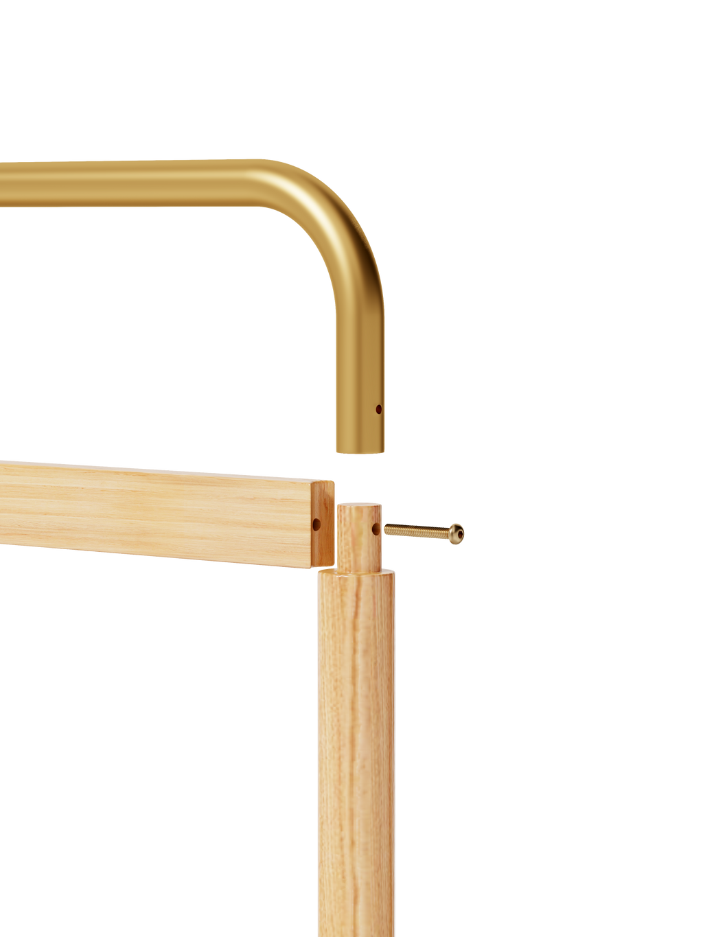 Coat Racks solid wood hanger 15.7* 11.8*71in Solid environmental protection easy to assemble beautiful can be placed in the bedroom/entrance/living room ( wood color) - Grand Goldman Shop