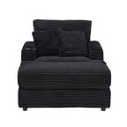 39-inch Spring upholstered armchair and Ottoman set - comfortable single sofa with cup holder and corduroy fabric, perfect for living room or bedroom - Grand Goldman Shop
