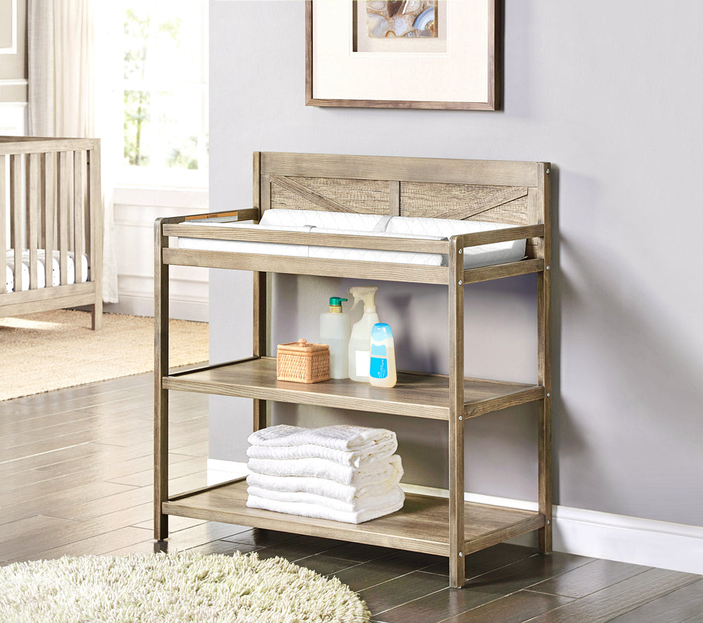 Barnside Changing Table Vintage Chestnut - Grand Goldman