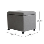 STORAGE OTTOMAN - Grand Goldman Shop