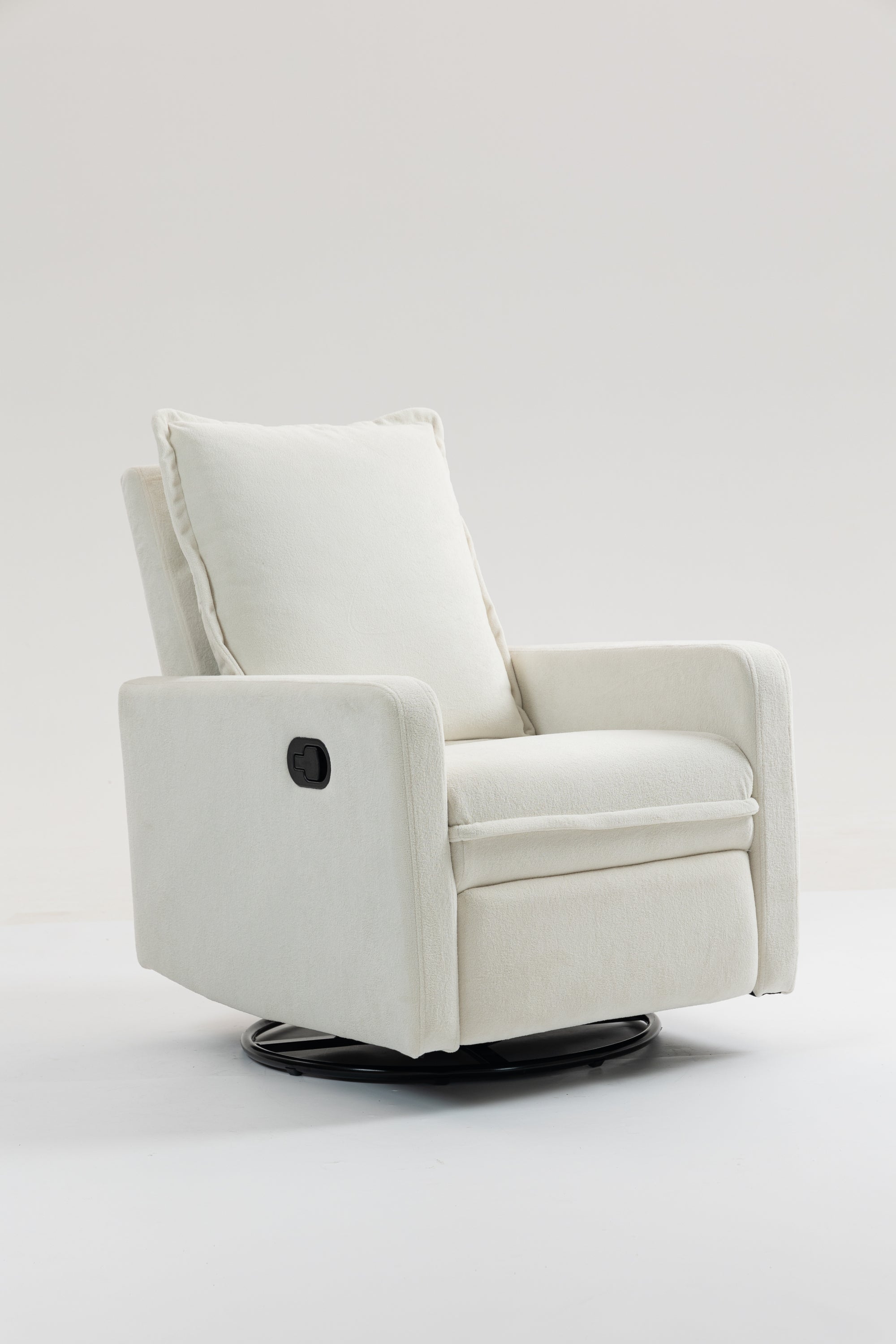 Short plush manual button armchair sofa - Grand Goldman Shop