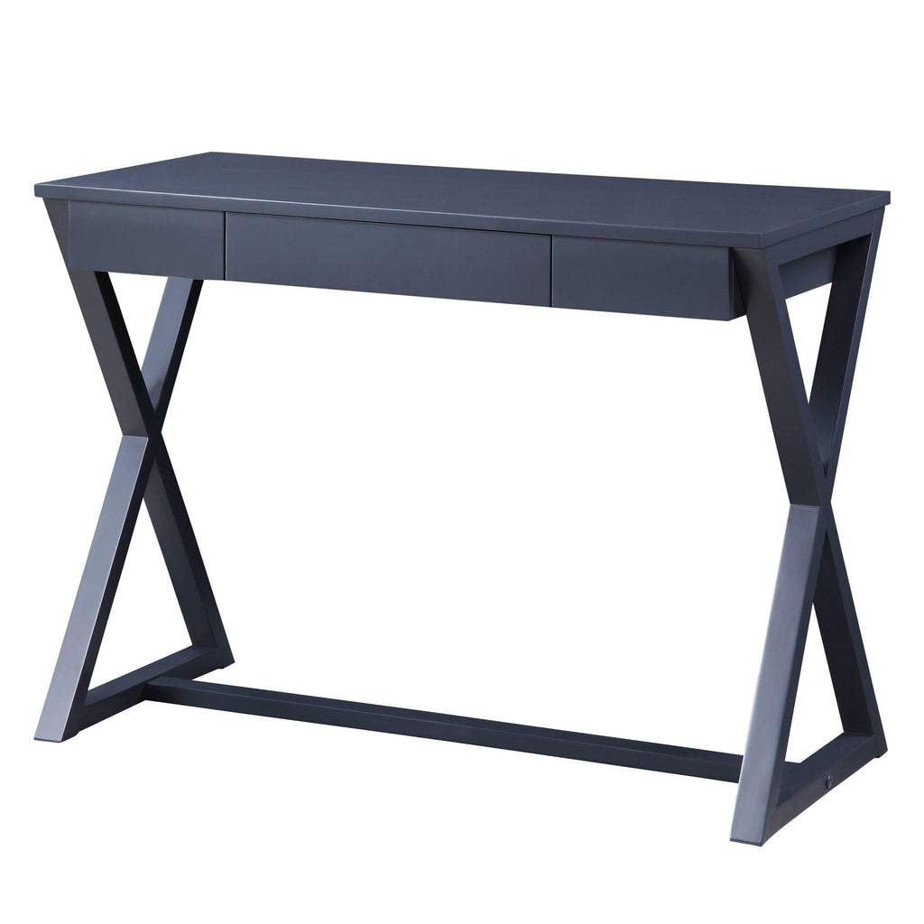 Nalo Charcoal Finish Console Table | Premium Home Decor - Grand Goldman