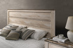 Imerland Contemporary White Wash Finish Bedroom 6-piece Set, King Bed, Dresser, Mirror, 2 Nightstands, Chest - Grand Goldman Shop