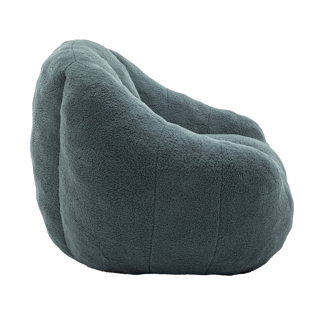 Comfy Bean Bag Chair with Memory Foam Filler – Tufted Soft Stuffed Bean Bag Sofa for Dorm, Apartment, or Living Room – Green - Grand Goldman Shop