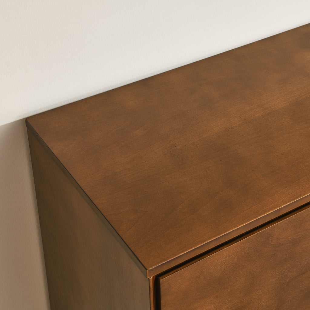 47.3' Mid Century Modern Sideboard Buffet Cabinet with Storage, Storage Cabinet with 2 Doors and 3 Drawers for Kitchen Dining Living Room, Accent Console Table, Walnut - Grand Goldman Shop
