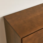 47.3' Mid Century Modern Sideboard Buffet Cabinet with Storage, Storage Cabinet with 2 Doors and 3 Drawers for Kitchen Dining Living Room, Accent Console Table, Walnut - Grand Goldman Shop