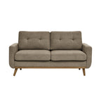 67.7' Wide Mid-Century Modern Upholstered Tufted Loveseat Sofa With Wooden Legs - Grand Goldman Shop
