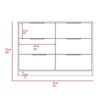 2 Piece Bedroom Set, Egeo 4 Drawer Dresser + Omaha Nightstand, Black / Pine - Grand Goldman Shop