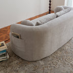 Sofa-in-a-Box, Memory Foam 2-Seater Couch, No Installation & Easy to Transport, Deep Seat Modern Sofa with chenille Fabric, Couch for Living Room, Bedroom, Apartment, Home Office,Gray - Grand Goldman Shop
