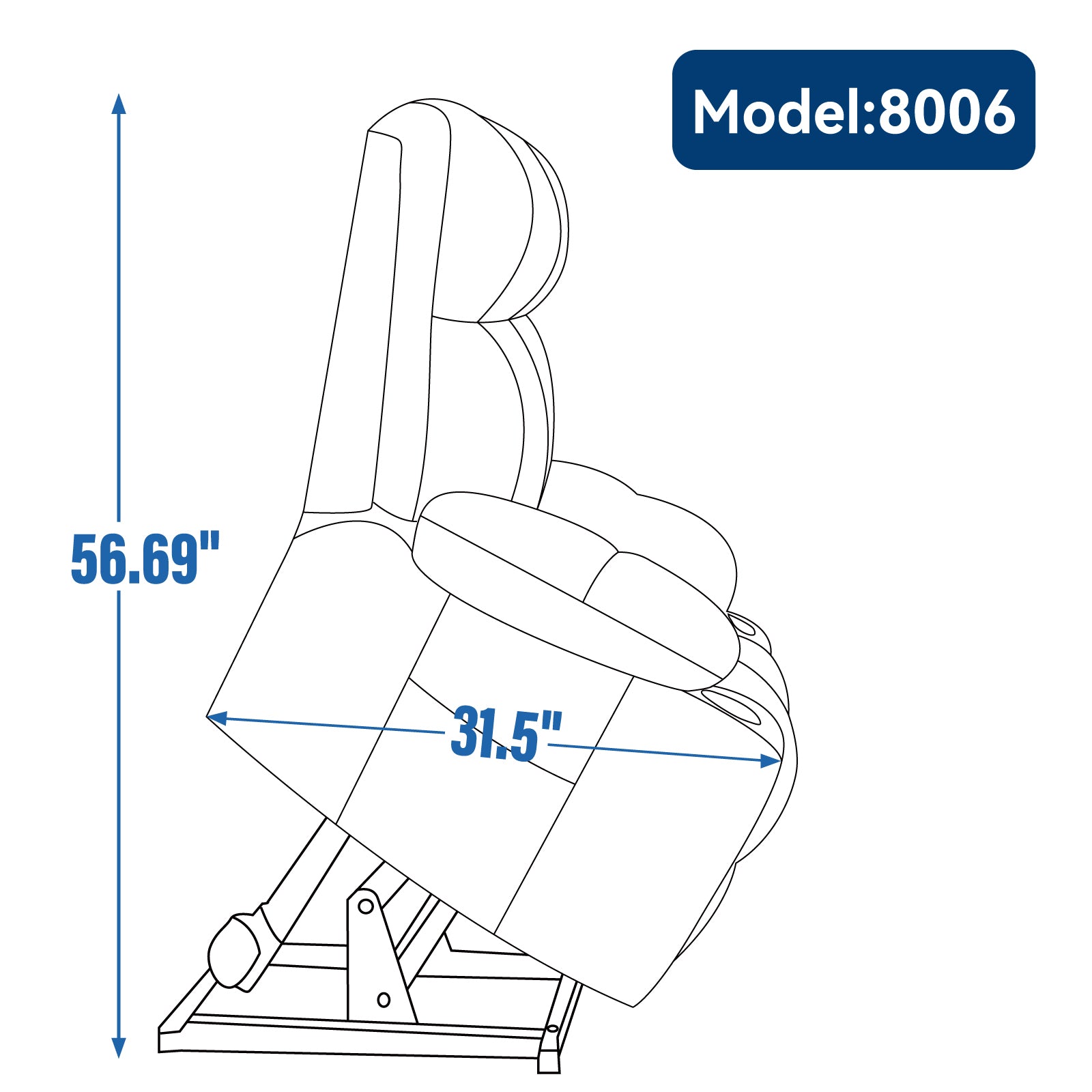 Brown Dual Motor Infinite Position Up to 350 LBS Chenille Power Lift Recliner Chair, Heavy Duty Motion Mechanism with 8-Point Vibration Massage and Lumbar Heating, Dual Cup Holders - Grand Goldman Shop