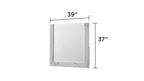 Mist Queen 4-Piece Set – Two-Tone High-Gloss Marble & Lacquer Finish with LED Lighting White - Grand Goldman Shop