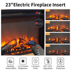 28 inch TV media entertainment center With electric fireplace - Grand Goldman Shop